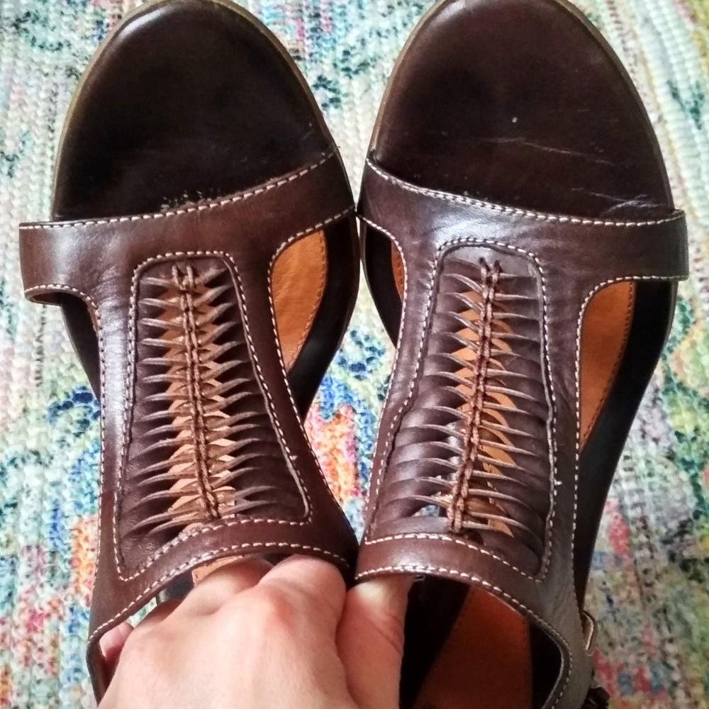 leather sandals Sofft size 7.5M VGUC